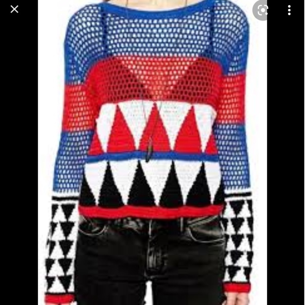 ASOS crochet top 8 preowned - Picture 2 of 15